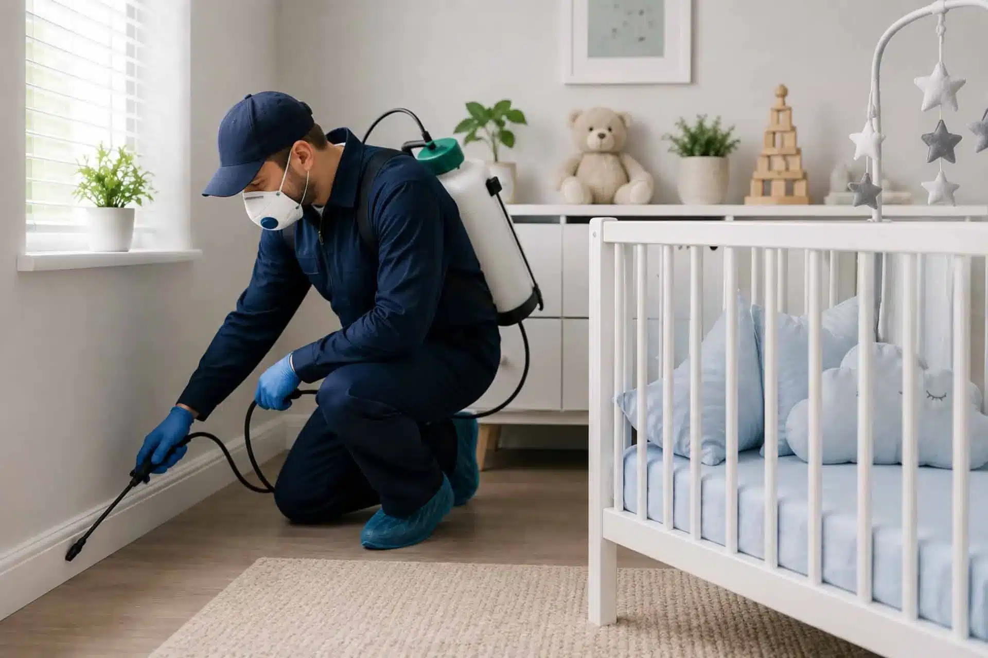 Is Pest Control Safe for Newborn Babies - pest control El Dorado Hills