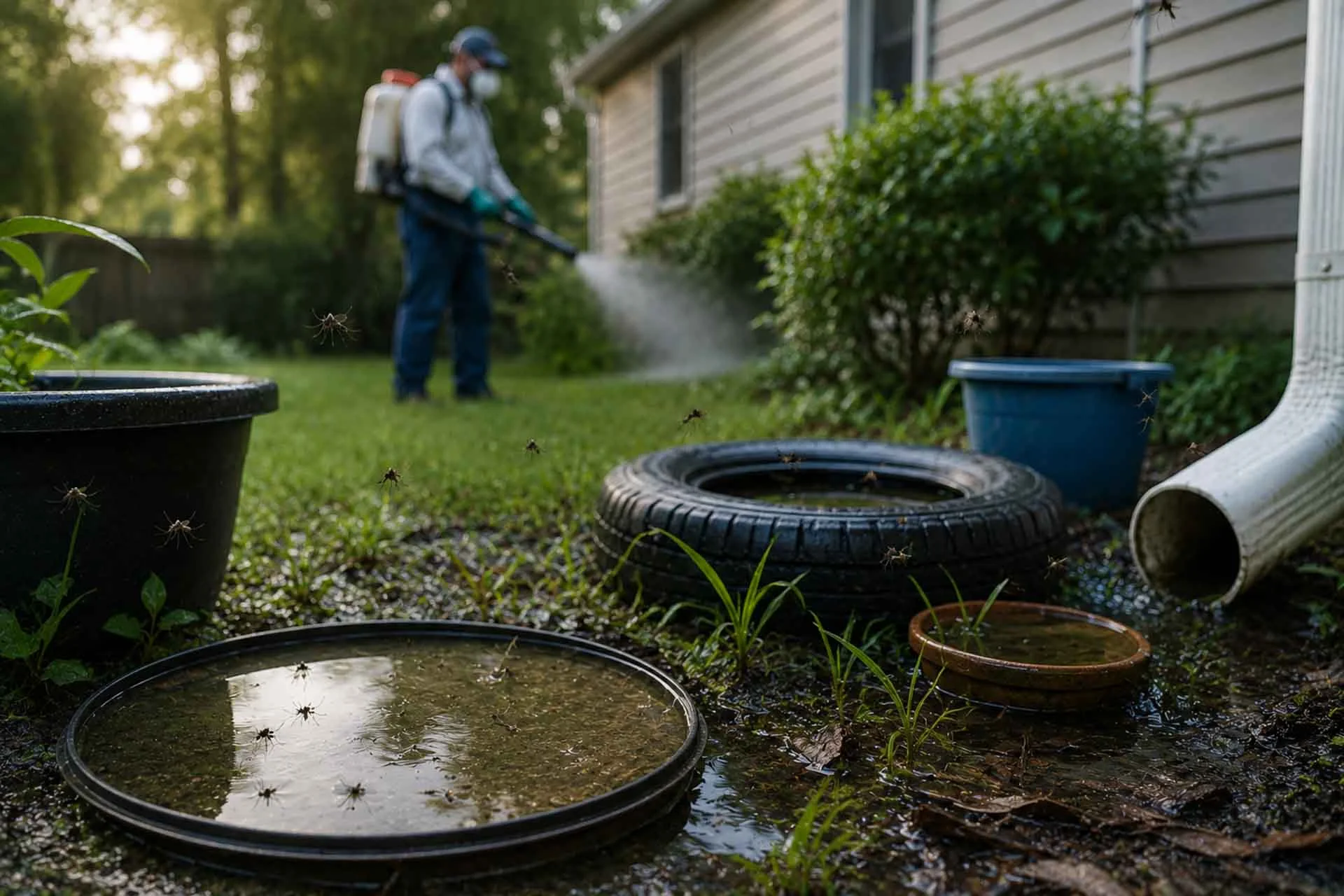How Standing Water Attracts Mosquitoes to Your Property