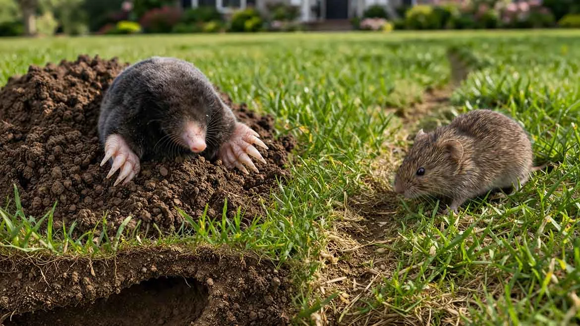 moles and voles control sacramento, ca - finley pest